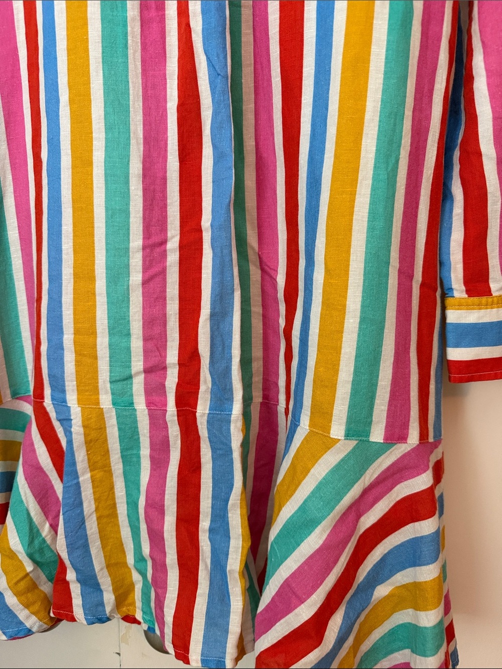 Tuckernuck Multicolor Striped Linen + Cotton Button-Up Shirt Dress - Picture 13 of 14